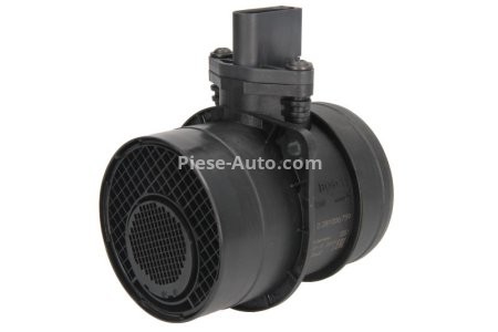 Debitmetru aer BOSCH (5 pini) pentru: AUDI A3, A4 B5, A4 B6, A4 B7, A6 C5, A6 C6; FORD GALAXY I; MITSUBISHI GRANDIS, LANCER VIII, OUTLANDER II; SEAT ALHAMBRA, ALTEA, ALTEA XL, CORDOBA 1.8-5.0D 11.94-