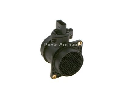 Debitmetru aer BOSCH (5 pini) pentru: AUDI A3, A4 B5, A6 C5, TT; SEAT CORDOBA, CORDOBA VARIO, IBIZA II, LEON; SKODA OCTAVIA I; VW GOLF IV, PASSAT B5 1.6/1.8 01.95-12.10 3
