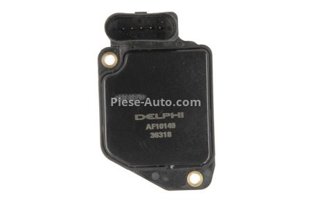 Debitmetru aer DELPHI (5 pini, cartus) pentru: AUDI A4 B5, A4 B6, A4 B7, A6 C5, ALLROAD C5 2.7/3.0 09.97-07.06
