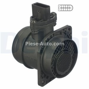 Debitmetru aer DELPHI (5 pini, modul) pentru: AUDI A3, A4 B5, A4 B6, A4 B7, A6 C5, A6 C6, TT; FORD GALAXY I, GALAXY MK I; SEAT ALHAMBRA, IBIZA III, LEON, TOLEDO II 1.4D-2.5D 03.95-12.10 3