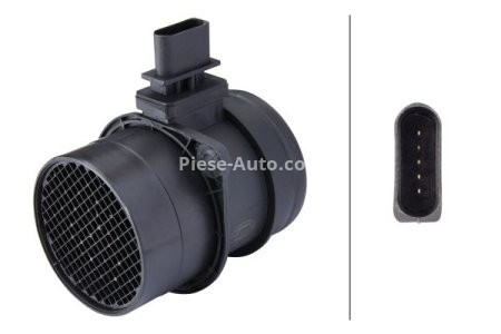 Debitmetru aer HELLA (5 pini, modul) pentru: AUDI A3, A4 ALLROAD B8, A4 B8, A5, A6 C6, Q5, TT; SEAT ALTEA, ALTEA XL, EXEO, EXEO ST, LEON, TOLEDO III; SKODA OCTAVIA II, SUPERB II, YETI 2.0D/2.5D 01.03-