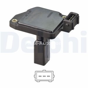 Debitmetru aer DELPHI (3 pin) pentru: AUDI A4 B5, A6 C5, A8 D2; VW PASSAT B5 2.4/2.8 04.96-01.05