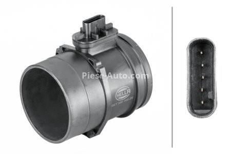 Debitmetru aer HELLA (5 pini, modul) pentru: BMW 3 (E90), 3 (E91), 3 (E92), 3 (E93), X1 (E84) 2.0D 12.04-06.15