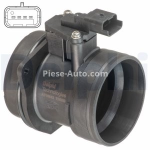 Debitmetru aer DELPHI (4 pini, modul) pentru: DS DS 4, DS 5; CITROEN C4 GRAND PICASSO II, C4 II, C4 PICASSO II, C4 SPACETOURER, C5 III, C8, DS4, DS5, GRAND C4 SPACETOURER 2.0D/2.0DH/2.2D 03.06- 1