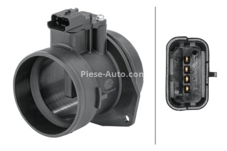 Debitmetru aer HELLA (4 pini, modul) pentru: DS DS 4, DS 5; CITROEN C4 GRAND PICASSO II, C4 II, C4 PICASSO II, C4 SPACETOURER, C5 III, C8, DS4, DS5, GRAND C4 SPACETOURER, JUMPY II 2.0D/2.0DH/2.2D 03.06-