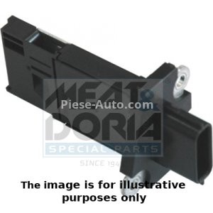 Debitmetru aer Meat & Doria (4 pini, cartuș) pentru: VOLVO S80 II, V70 III; CITROEN JUMPER II; FIAT DUCATO; FORD GALAXY II, MONDEO IV, S-MAX, TOURNEO CONNECT, TRANSIT, TRANSIT CONNECT 1.4-3.2D 09.98-