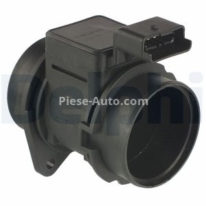 Debitmetru aer DELPHI (6 pini, modul) pentru: CITROEN C2, C2 ENTERPRISE, C3 I, C3 II, C3 PLURIEL, XSARA; FORD FIESTA V, FIESTA VI, FUSION; PEUGEOT 1007, 206, 307 1.4D 09.01-