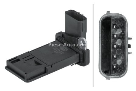 Debitmetru aer HELLA (5 pini, cartuș) pentru: HONDA ACCORD VIII, CIVIC IX, CIVIC X, CR-V II, CR-V III, CR-V IV, FR-V, HR-V 1.6D/2.2D 02.05-