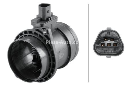 Debitmetru aer HELLA (5 pini, modul) pentru: JAGUAR F-PACE, F-TYPE, XE, XF I, XF II, XF SPORTBRAKE, XJ; LAND ROVER DISCOVERY IV, DISCOVERY V, RANGE ROVER IV, RANGE ROVER SPORT II 3.0-5.0 10.09-