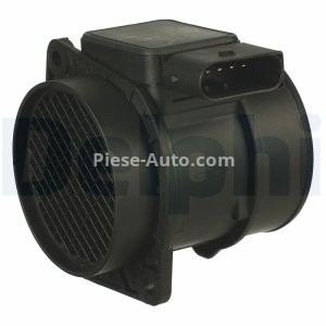 Debitmetru aer DELPHI (5 pini, modul) pentru: MERCEDES C (CL203), C T-MODEL (S202), C T-MODEL (S203), C (W203), CLK (A208), CLK (C208), E T-MODEL (S210), E (W210), SLK (R170) 2.0/2.3 03.00-04.04 3