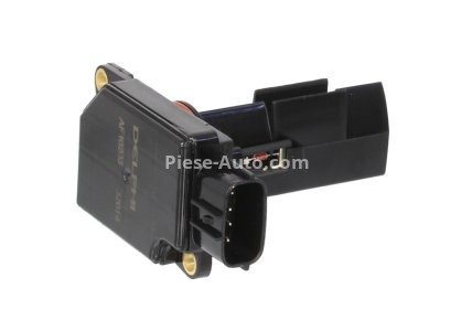 Debitmetru aer DELPHI (4 pini, cartus) pentru: MITSUBISHI ASX, COLT CZC VI, COLT VI, GALANT IX, GRANDIS, LANCER VIII, OUTLANDER I, OUTLANDER II, PAJERO IV, PAJERO SPORT I 1.5-3.8 06.00-