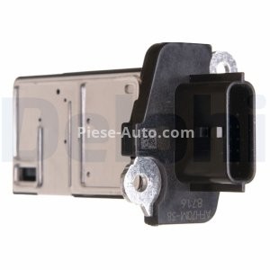 Debitmetru aer DELPHI (5 pini, cartus) pentru:  NISSAN 350Z, 370Z, CABSTAR, CUBE, GT-R, JUKE, MICRA C+C III, MICRA III 1.2-5.6 05.00- 3