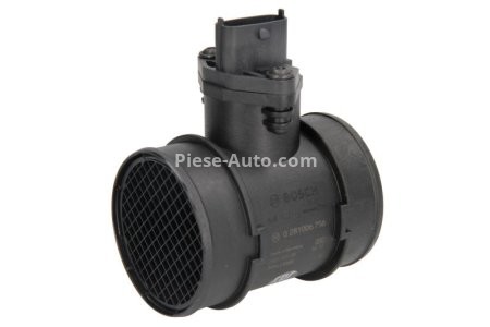 Debitmetru aer BOSCH (5 pini) pentru: OPEL ASTRA G, ASTRA G/KOMBI, COMBO TOUR, COMBO/MINIVAN, CORSA C, CORSA C/HATCHBACK, OMEGA B, VECTRA B, ZAFIRA A 1.7D/2.0D 11.96-