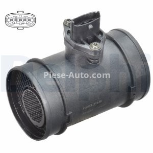 Debitmetru aer DELPHI (5 pini, modul) pentru: OPEL FRONTERA B, SIGNUM, VECTRA C, VECTRA C GTS; SAAB 9-3 2.0D/2.2D 09.98-02.15