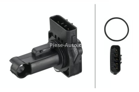Debitmetru aer HELLA (5 pini, cartuș) pentru: TOYOTA AURIS, AVENSIS, AVENSIS VERSO, CAMRY, CELICA, COROLLA, COROLLA VERSO, FJ CRUISER 1.0-4.3 09.98- 3