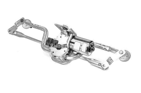 Ansamblu mecanism ștergător parbriz față stânga pentru: CITROEN JUMPY II; FIAT SCUDO; PEUGEOT EXPERT 01.07-