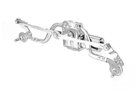 Ansamblu mecanism ștergător parbriz față stânga pentru: CITROEN JUMPY II; FIAT SCUDO; PEUGEOT EXPERT 01.07-