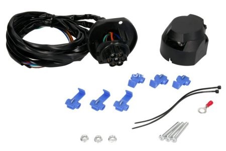 Cablaj sistem cârlig de remorcare (numar pini: 7, lungime: 1600mm, universal) se potrivește: AUDI 100 C3, 80 B4, A3; BMW 3 (E36), 5 (E34); CHEVROLET AVEO / KALOS, LACETTI 05.79-