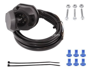 Cablaj universal pentru cârlig remorcare (numar pini: 7, universal) se potrivește: VOLVO S40 I, V40; AUDI 100 C3, 80 B4, 90 B3, A3; BMW 3 (E36), 5 (E34); CHEVROLET AVEO / KALOS, LACETTI; CHRYSLER VOYAGER I, VOYAGER II, VOYAGER III 07.70-