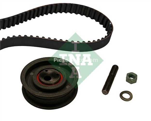 Kit distribuție INA (curea + role) pentru: AUDI 100 C2; SEAT ALHAMBRA, CORDOBA, IBIZA II, TOLEDO I; VW CORRADO, GOLF III, GOLF IV, LT 28-35 I, LT 40-55 I, PASSAT B3/B4 2.0 04.75-03.10