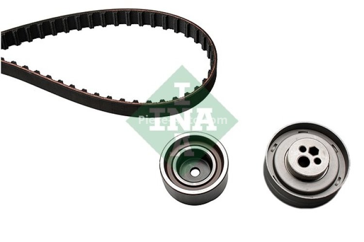 Kit distribuție INA (curea + role) pentru: AUDI 100 C4, 80 B4, A6 C4, A8 D2, CABRIOLET B3, COUPE B3 2.6/2.8 12.90-08.00