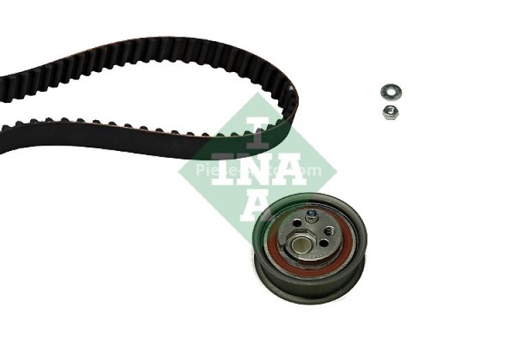 Kit distribuție INA (curea + role) pentru: AUDI A4 B5; SEAT TOLEDO I; VW GOLF III, PASSAT B5 1.6/1.8 11.91-09.01