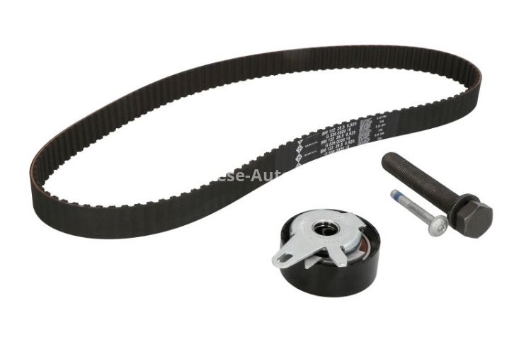 Kit distribuție INA (curea + role) pentru: VOLVO 850, S70, S80 I, V70 I, V70 II; AUDI 100 C3, A6 C4; VW CALIFORNIA T4 CAMPER, LT 28-35 II, LT 28-46 II 2.4/2.4D/2.5D 08.89-08.07