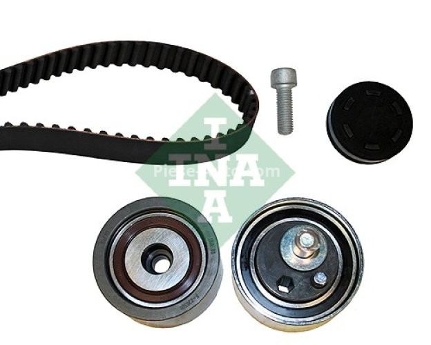 Kit distribuție INA (curea + role) pentru: AUDI A4 B5, A4 B6, A4 B7, A6 C5, A8 D2, ALLROAD C5; SKODA SUPERB I; VW PASSAT B5, PASSAT B5.5 2.5D 01.97-03.08