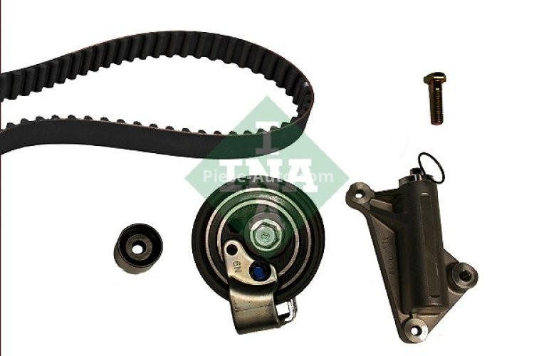 Kit distribuție INA (curea + role) pentru: AUDI A4 B5; SKODA SCALA 1.6D/1.8 11.94-