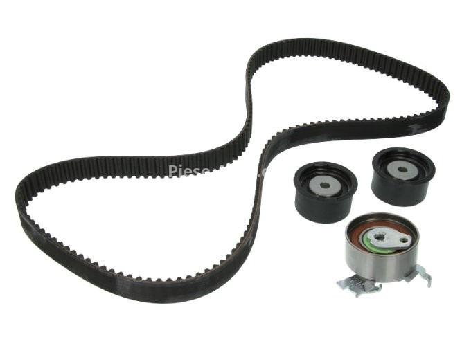 Kit distribuție INA (curea + role) pentru: CHEVROLET ALERO, CAPTIVA, CAVALIER, MALIBU, VECTRA; DAEWOO LEGANZA; OPEL ANTARA A, FRONTERA A, FRONTERA B 2.2/2.4/2.4LPG 09.93-