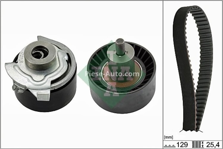 Kit distribuție INA (curea + role) pentru: FORD MAVERICK; MAZDA TRIBUTE 2.0 03.00-