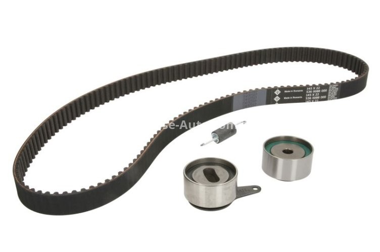 Kit distribuție INA (curea + role) pentru: KIA SHUMA, SHUMA I; MAZDA 323 C IV, 323 C V, 323 F IV, 323 F V, 323 III, 323 S IV, 323 S V, MX-3, MX-5 I, MX-5 II, XEDOS 6 1.5/1.6/1.8 10.85-10.05