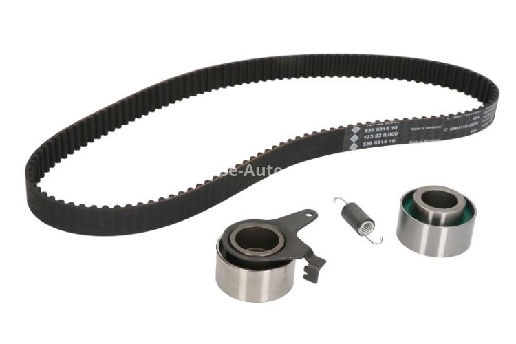 Kit distribuție INA (curea + role) pentru: MAZDA 323 C V, 323 F V, 323 F VI, 323 P V, 323 S V, 323 S VI 1.5/1.6 07.94-05.04