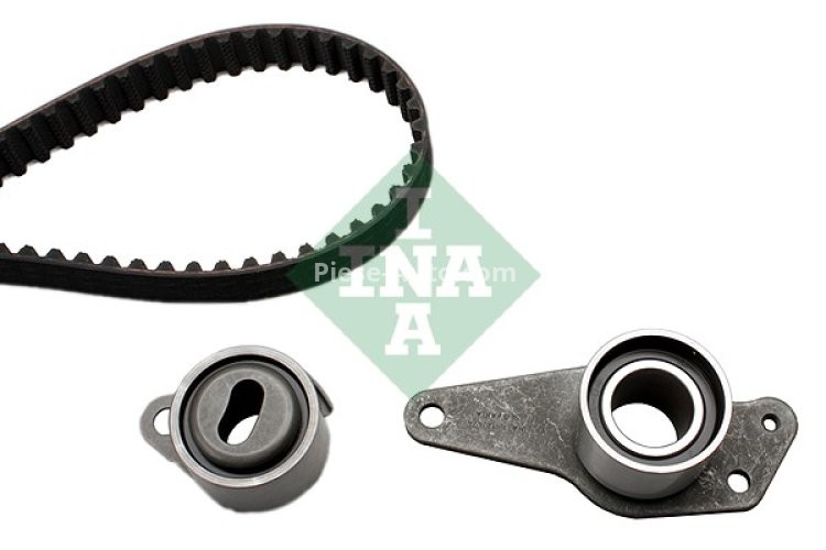 Kit distribuție INA (curea + role) pentru: VOLVO 440, 460, 480; RENAULT LAGUNA I, MEGANE I, MEGANE I CLASSIC, MEGANE I COACH, MEGANE SCENIC 2.0 08.92-08.03