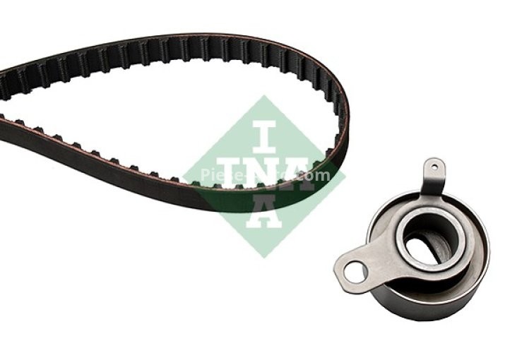 Kit distribuție INA (curea + role) pentru: TOYOTA AVENSIS, CARIBE, CARINA E VI, CARINA VII, COROLLA, SPRINTER, SPRINTER CARIB, VIOS / SOLUNA VIOS 1.3/1.5/1.6 10.87-01.08