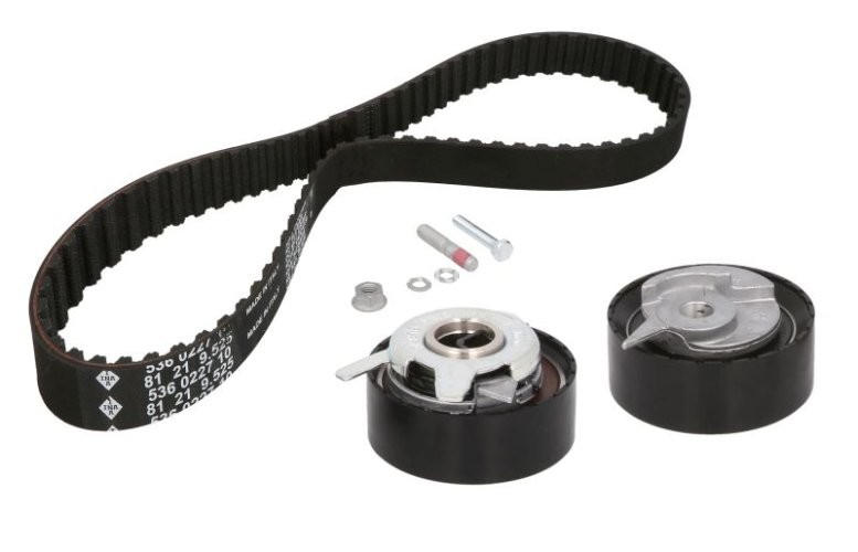Kit distribuție INA (curea + role) pentru: VOLVO 850, S70, S80 I, V70 I, V70 II; VW LT 28-35 II, LT 28-46 II, TRANSPORTER T4 2.5D 08.95-08.07