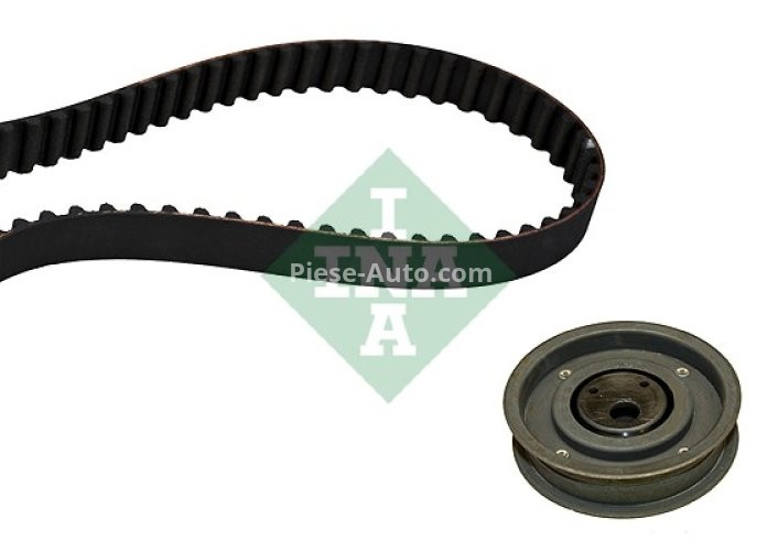 Kit distribuție INA (curea + role) pentru: AUDI 100 C4, 80 B3, 80 B4, A6 C4, COUPE B3; SEAT TOLEDO I; VW CORRADO, GOLF II, JETTA II, PASSAT B3/B4, SCIROCCO 1.8/2.0 10.85-03.99