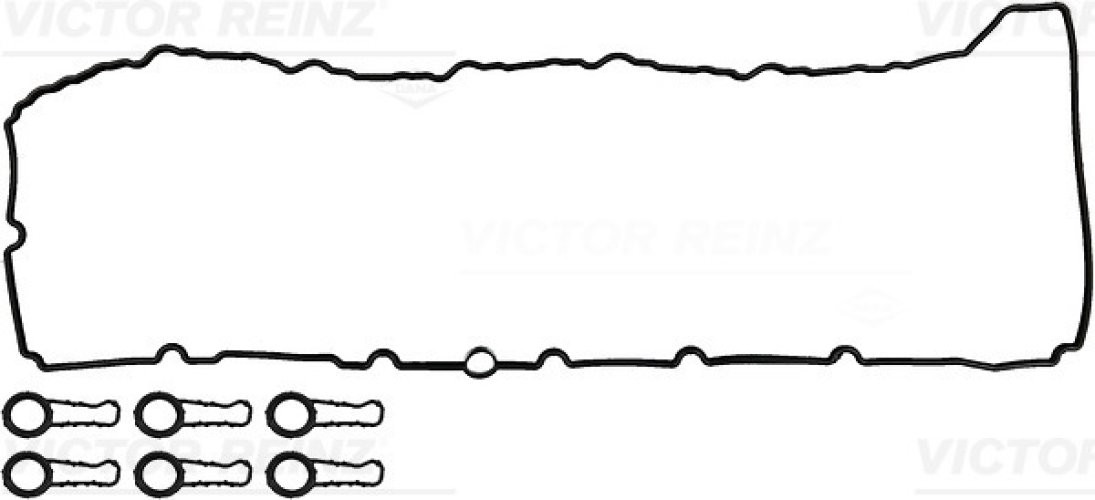 Set garnitura capac culbutori VICTOR REINZ  pentru: BMW 3 (E90), 3 (E91), 3 (E92), 3 (E93), 3 (F30, F80), 3 (F31), 3 GRAN TURISMO (F34), 4 (F32, F82), 4 (F33, F83), 4 GRAN COUPE (F36), 5 (F10), 5 (F11) 3.0D 06.05-