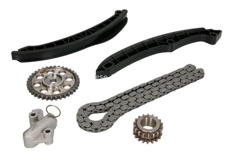 Kit lanț distribuție HEPU (lanț + pinioane) pentru: AUDI A1, A3; SEAT ALTEA XL, TOLEDO IV; SKODA OCTAVIA II, YETI; VW BEETLE, EOS, GOLF PLUS V, GOLF V, GOLF VI, JETTA III, JETTA IV, PASSAT B6, PASSAT B7 1.4 02.06-