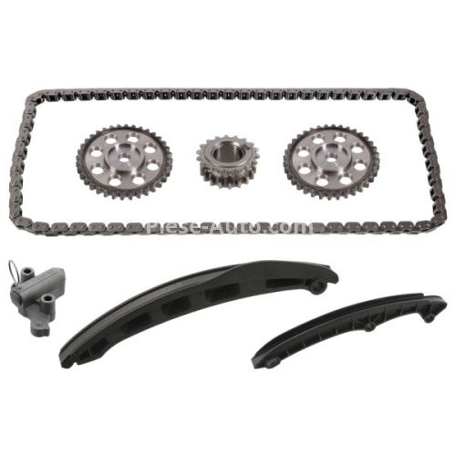 Kit lanț distribuție SWAG (lanț + pinioane) pentru: AUDI A3; SEAT ALTEA, ALTEA XL, CORDOBA, IBIZA III, IBIZA IV, IBIZA IV SC, IBIZA IV ST, LEON, TOLEDO IV; SKODA FABIA II, OCTAVIA II, RAPID 1.4/1.6/1.6LPG 02.02-