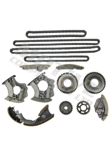 Kit lanț distribuție MOTIVE (lanț + pinioane) pentru: AUDI A4 B8, A5, A6 ALLROAD C6, A6 C6, Q5 3.0/3.2 06.07-12.12