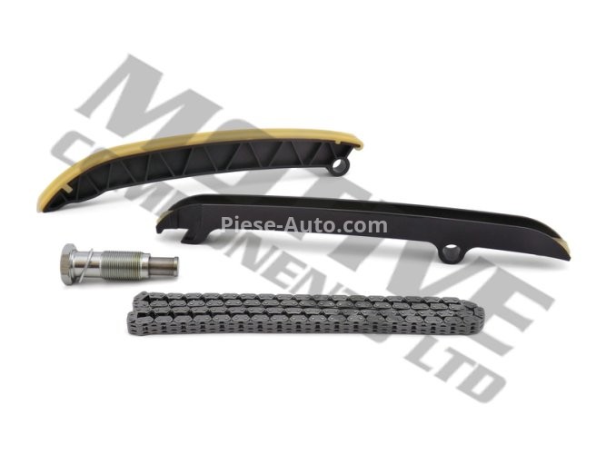 Kit lanț distribuție MOTIVE (lanț + elmente) pentru: AUDI A1, A3; SEAT ALTEA, ALTEA XL, IBIZA IV, IBIZA IV SC, IBIZA IV ST, LEON; SKODA FABIA II, OCTAVIA II, ROOMSTER, ROOMSTER PRAKTIK, YETI 1.2-2.0D 02.03-