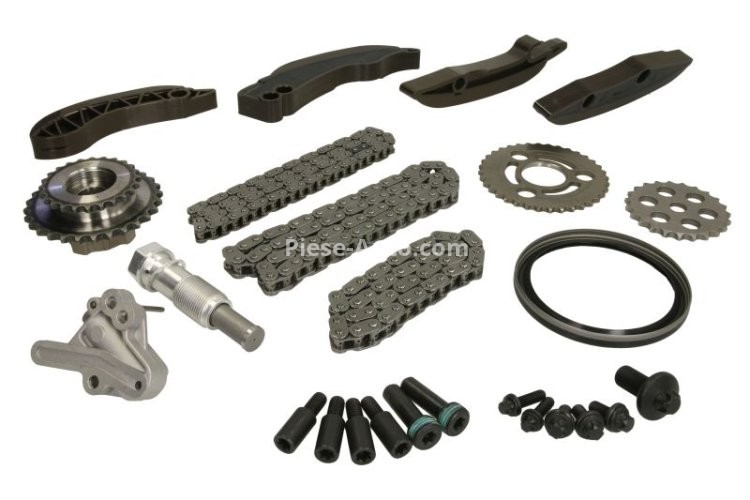 Kit lanț distribuție HEPU (lanț + pinioane) pentru: BMW 3 (E90), 3 (E91), 3 (E92), 3 (E93), 3 (F30, F80), 3 (F31), 3 GRAN TURISMO (F34), 4 (F32, F82), 4 (F33, F83), 4 GRAN COUPE (F36), 5 (F10), 5 (F11) 3.0D 06.05-