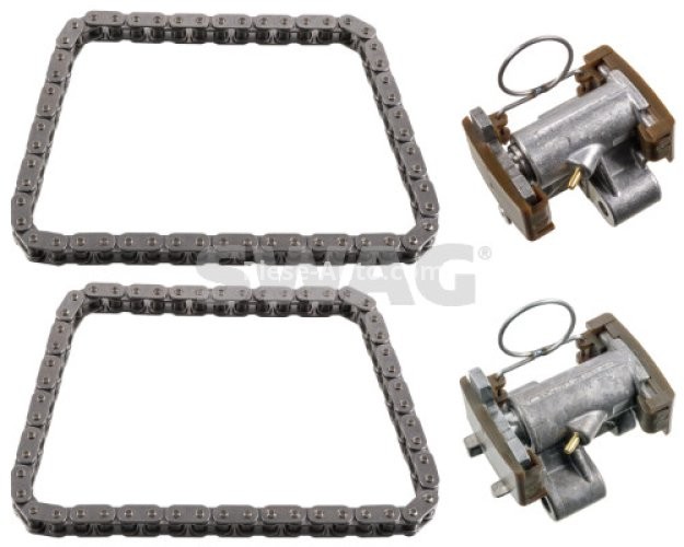 Kit lanț distribuție SWAG (lanț + elemente) pentru: BMW 5 (E39), 7 (E38), 8 (E31), X5 (E53); LAND ROVER RANGE ROVER III 3.5/4.4/4.6 02.96-08.05