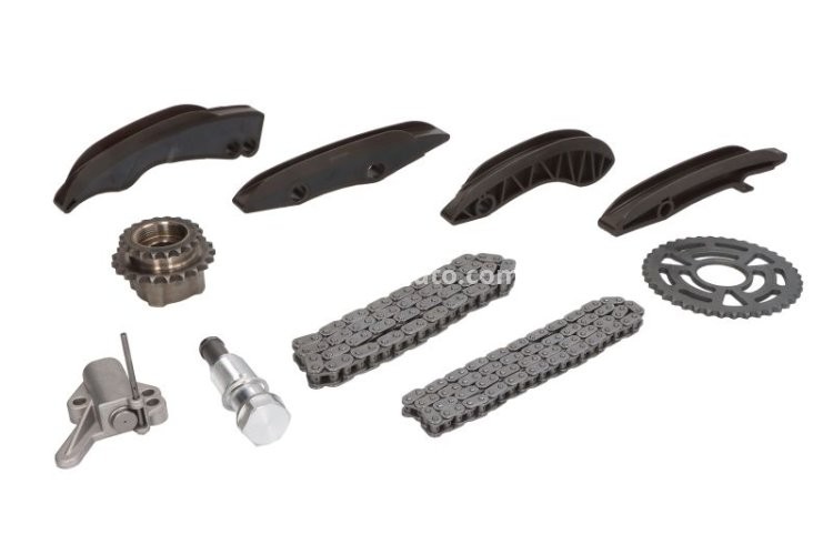 Kit lanț distribuție MOTIVE (lanț + pinioane) pentru: BMW 1 (E81), 1 (E82), 1 (E87), 1 (E88), 1 (F20), 1 (F21), 2 (F22, F87), 3 (E90), 3 (E91), 3 (E92), 3 (E93), 3 (F30, F80), 3 (F31) 1.6D/2.0D 06.04-