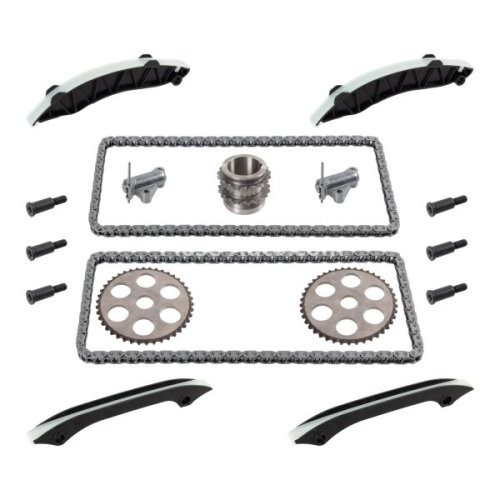 Kit lanț distribuție SWAG (lanț + pinioane) pentru: CHRYSLER 300C; JEEP GRAND CHEROKEE, GRAND CHEROKEE IV; LANCIA THEMA; MASERATI GHIBLI III, LEVANTE, QUATTROPORTE VI 3.0D 01.11-