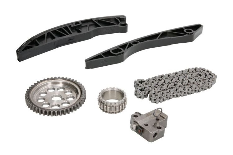 Kit lanț distribuție HEPU (lanț + pinioane) pentru: HYUNDAI ELANTRA V, I20 I, I30, IX20; KIA CARENS III, CEE'D, CERATO I, CERATO II, PRO CEE'D, RIO III, SOUL I, VENGA 1.4/1.4LPG/1.6 05.06-