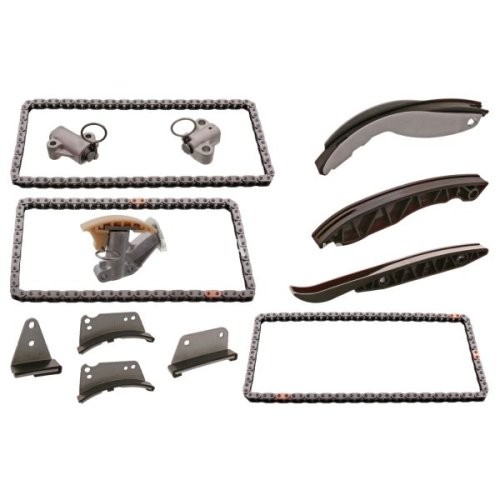 Kit lanț distribuție SWAG (lanț + elemente) pentru: HYUNDAI H-1, H-1 / STAREX, H-1 CARGO, H-1 TRAVEL, H350; KIA K2500, SORENTO I 2.5D 07.01-