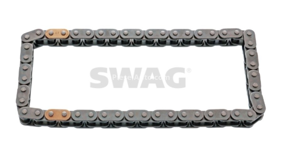 Kit lanț distribuție SWAG (number of links: 50) pentru: HYUNDAI COUPE II, ELANTRA III, ELANTRA IV, I30, TIBURON, TRAJET, TRAJET/MINIVAN, TUCSON, TUCSON/SUV; KIA CARENS II, CEE'D, CERATO I 2.0/2.0LPG 06.00-