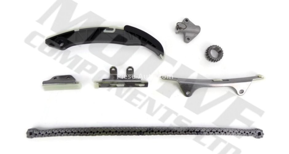 Kit lanț distribuție MOTIVE (lanț + elmente) pentru: HYUNDAI I10 I, I10 II, I20 I, I20 II; KIA PICANTO II, PICANTO III, RIO III 1.2-1.2LPG 09.08-